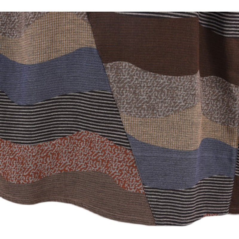 ニットワンピース レディース レイヤード トップス ニット セーター スカート