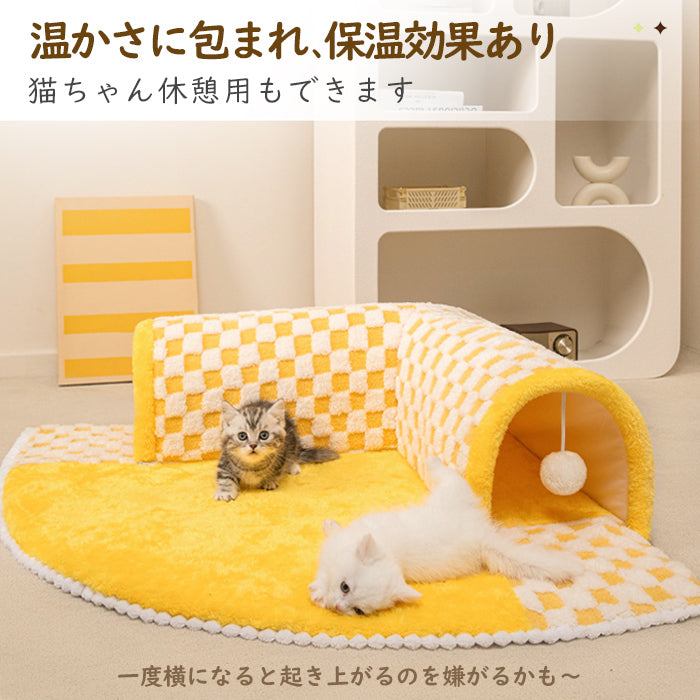 猫 トンネル  おもちゃ ペットベッド 猫 ペット  ペットハウス ペット用品 保温防寒