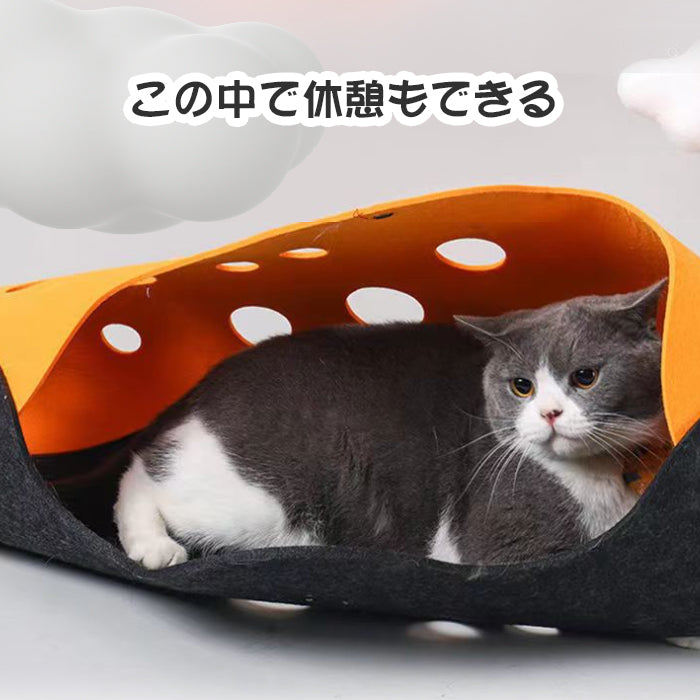 猫 トンネル  おもちゃ ペット DIY猫のおもちゃ ペット用品 洗える 快適 柔らかい 秋冬