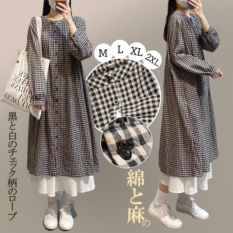 シャツワンピース   ロングワンピース  ワンピース  体型カバー