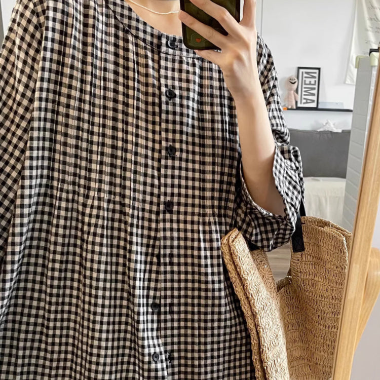 シャツワンピース   ロングワンピース  ワンピース  体型カバー