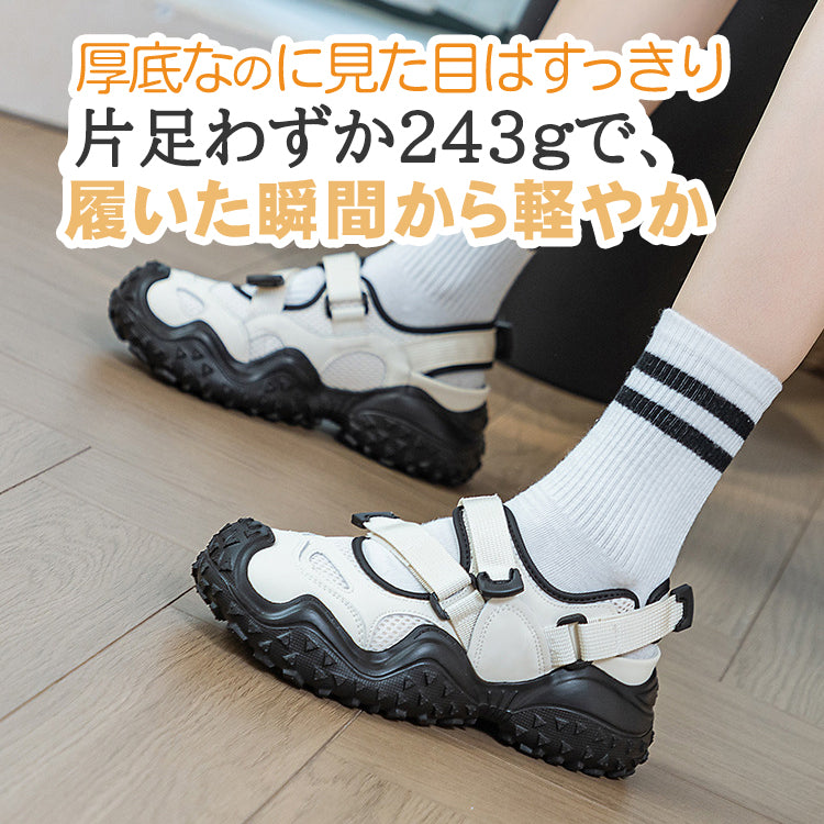 スポーツサンダル 厚底サンダル 厚底スポーツサンダル サンダル レディース