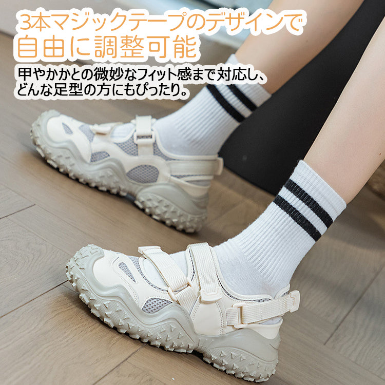 スポーツサンダル 厚底サンダル 厚底スポーツサンダル サンダル レディース