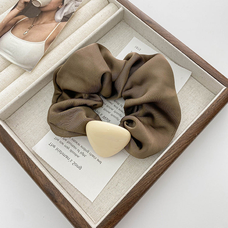 ヘアゴム 大人っぽい  おしゃれ ヘアアクセサリー ファーボール  ポニーテール 無地 シンプル