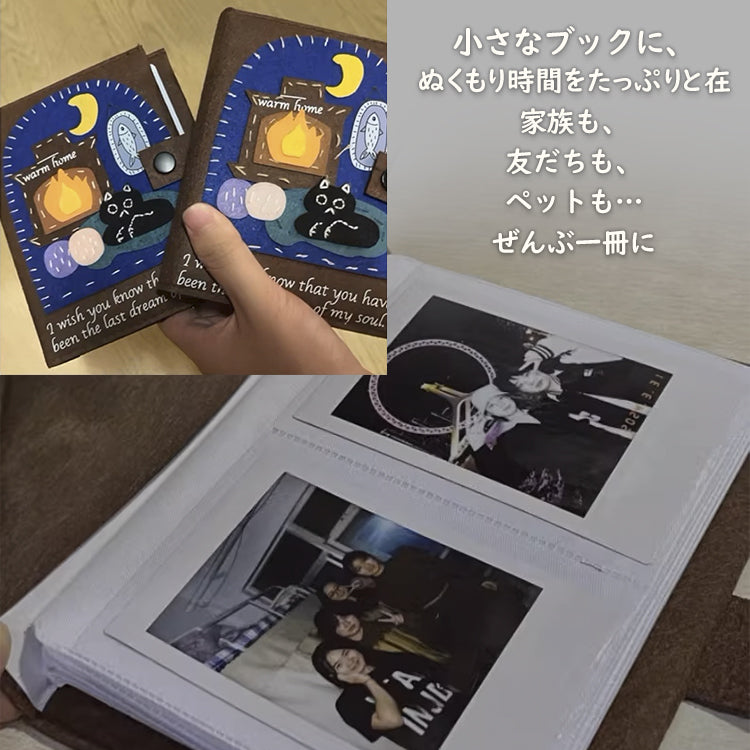 チェキアルバム ポケットアルバム アルバム 手作りアルバム アイドルトレカ収納 トレカ収納ファイル