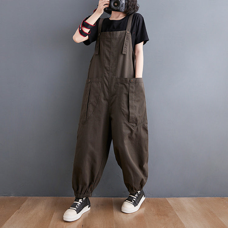 オールインワン サロペット オーバーオール オールインワン ワイドパンツ
