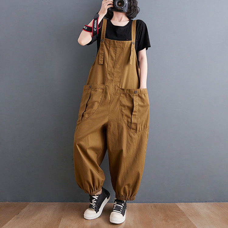 オールインワン サロペット オーバーオール オールインワン ワイドパンツ