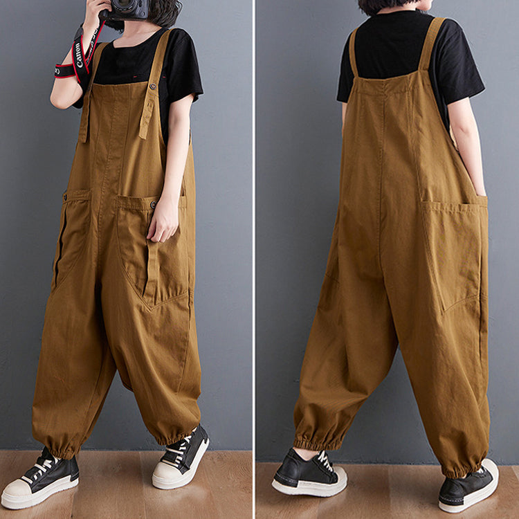 オールインワン サロペット オーバーオール オールインワン ワイドパンツ