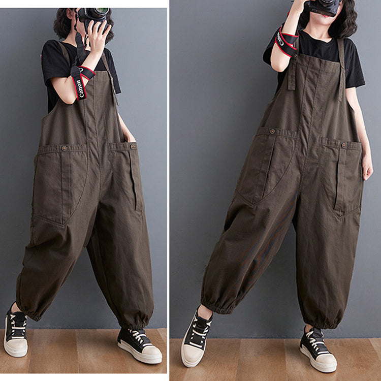 オールインワン サロペット オーバーオール オールインワン ワイドパンツ