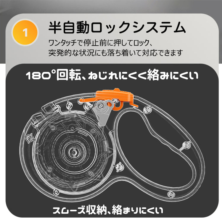 犬 リード ドッグリード 犬用 リード ペット用 リード 伸縮リード 散歩用 3m 5m テープ型