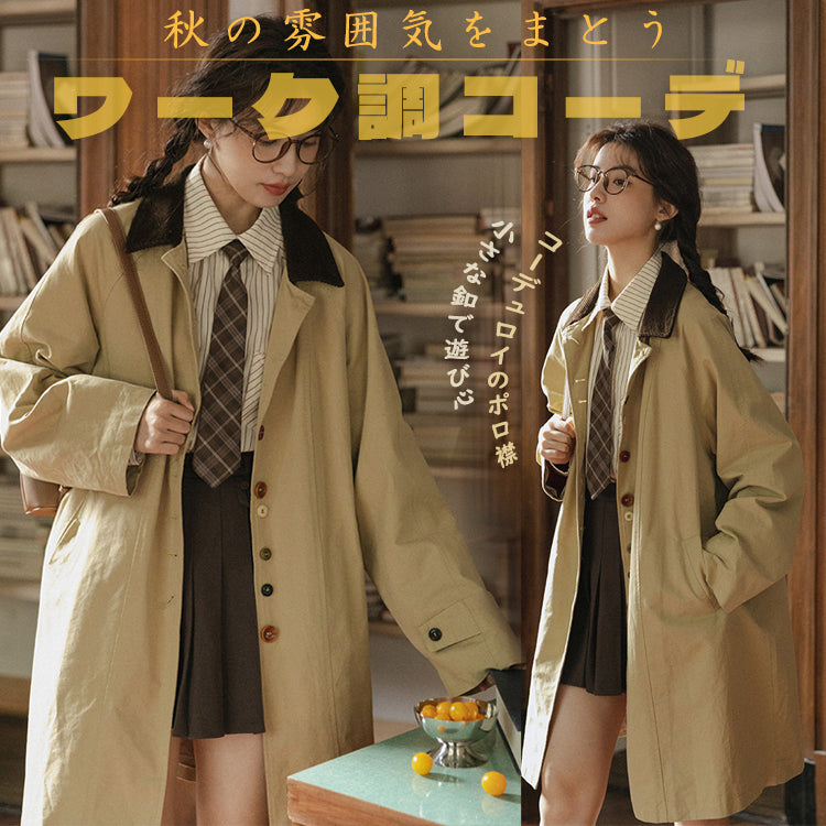 トレンチコート スプリングコート コート アウター ジャケット ブルゾン レディース