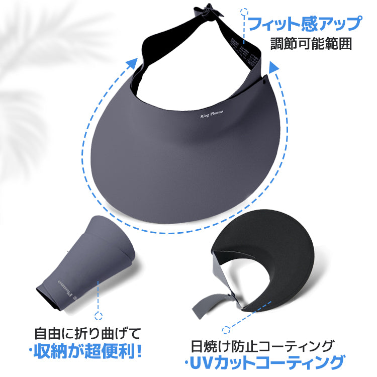 【紫外線98%カット】サンハット 日よけ帽子 UVカット帽子 マスク一体型帽子