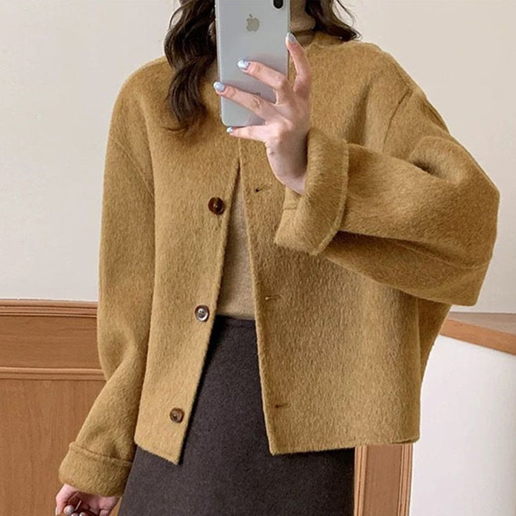 ジャケット レディース ツイードジャケット コート 冬服 エレガント きれいめ 高級感