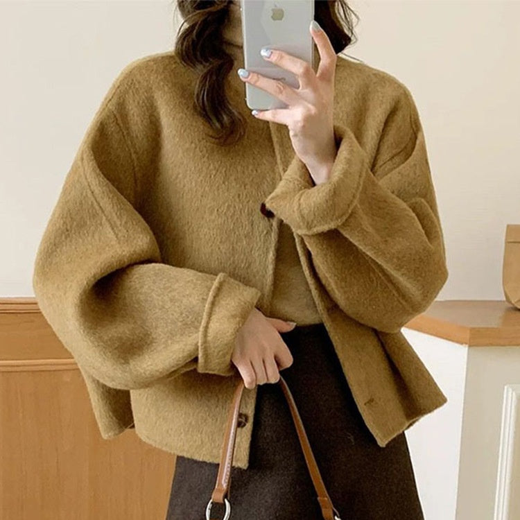 ジャケット レディース ツイードジャケット コート 冬服 エレガント きれいめ 高級感