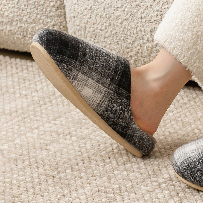 スリッパ ルームシューズ 秋冬 レディース メンズ ペア 室内用 あったか ボア付き 裏起毛