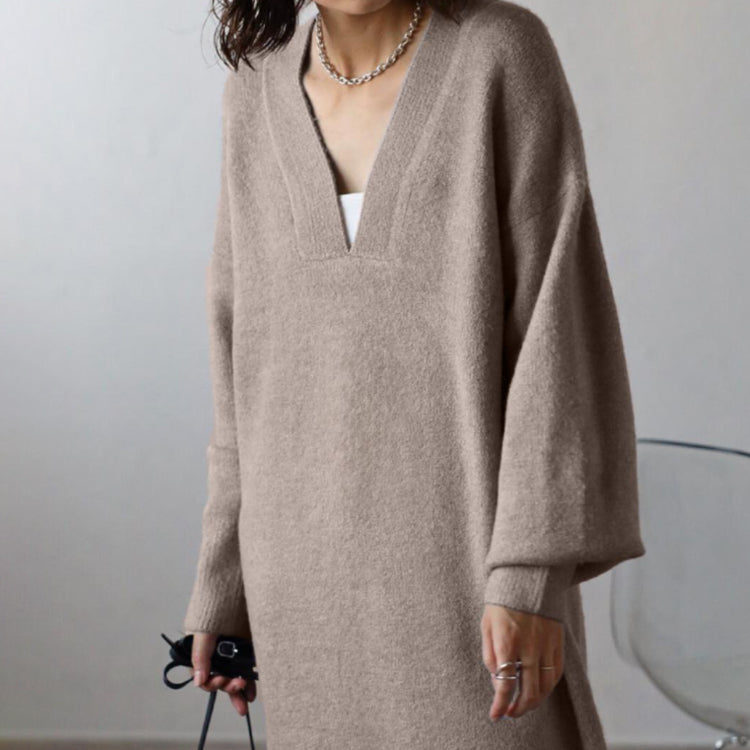 ニットワンピース   ワンピース  ドレス  セーター トップス