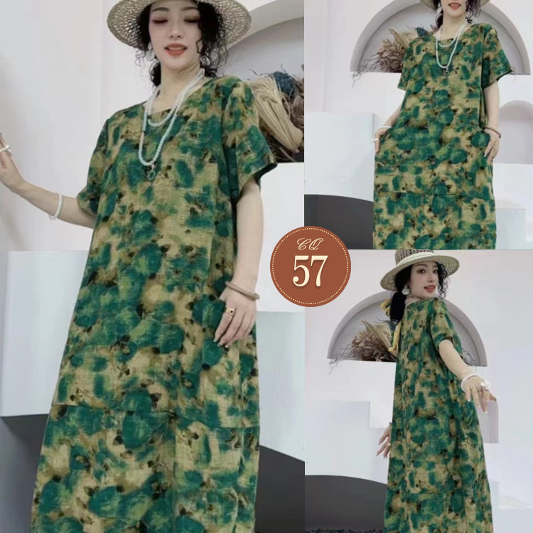 ワンピース   花柄ワンピース  リゾートワンピース  サマードレス ロング