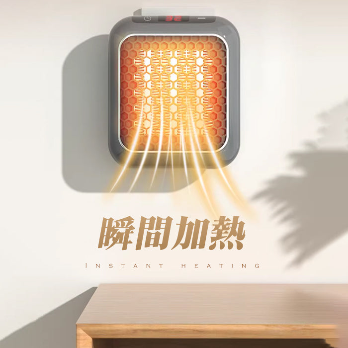 電気ヒーター セラミックヒーター 速暖 800W リモコン 小型ヒーター 温風ヒーター