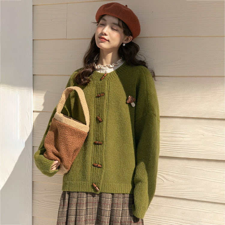 ニットカーディガン ニットセーター 前開きセーター アウター トップス レディース