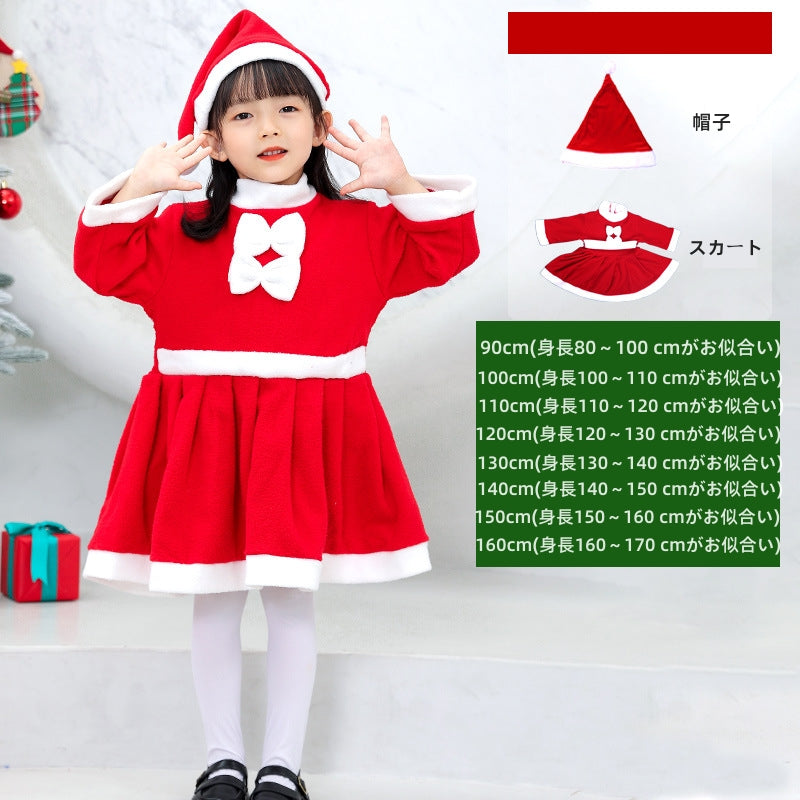 サンタ コスチューム サンタ服 女の子 キッズ サンタクロース 衣装 子供 子ども ロンパース