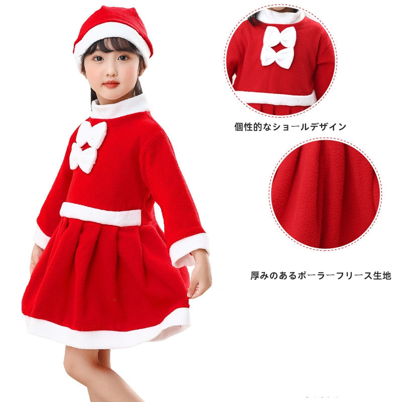 サンタ コスチューム サンタ服 女の子 キッズ サンタクロース 衣装 子供 子ども ロンパース