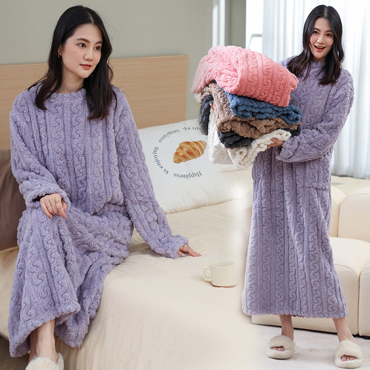 ルームウェア ワンピース レディース トップス 部屋着 着る毛布 ナイトウェ パジャマ もこもこ