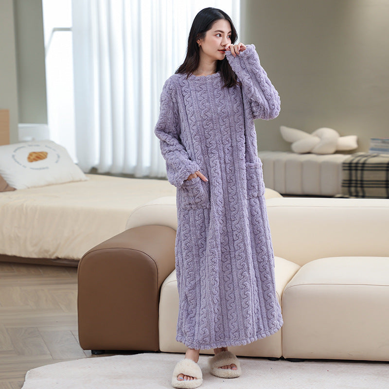 ルームウェア ワンピース レディース トップス 部屋着 着る毛布 ナイトウェ パジャマ もこもこ