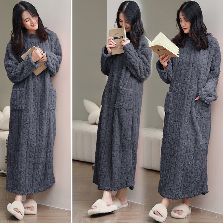 ルームウェア ワンピース レディース トップス 部屋着 着る毛布 ナイトウェ パジャマ もこもこ