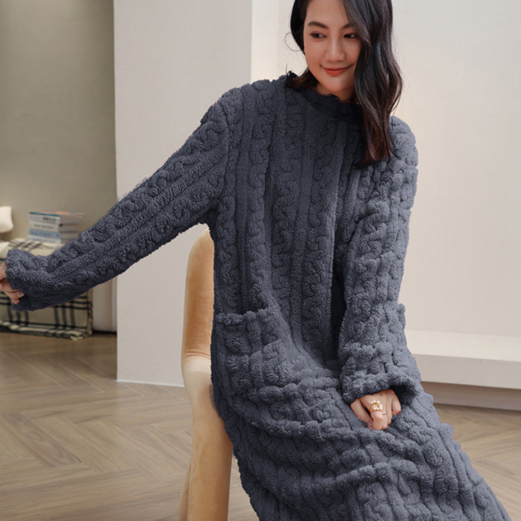 ルームウェア ワンピース レディース トップス 部屋着 着る毛布 ナイトウェ パジャマ もこもこ