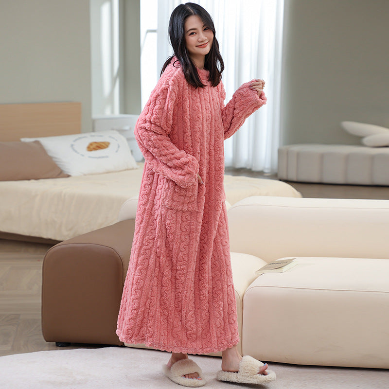 ルームウェア ワンピース レディース トップス 部屋着 着る毛布 ナイトウェ パジャマ もこもこ