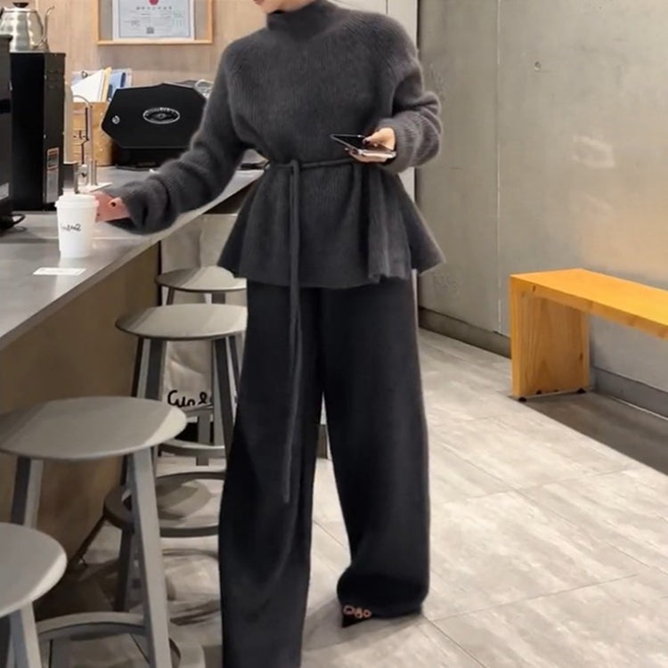 ニット セーター タートルネックセーター ハイネックニット 長袖セーター