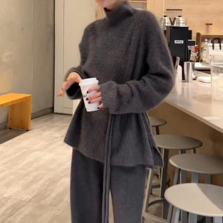 ニット セーター タートルネックセーター ハイネックニット 長袖セーター