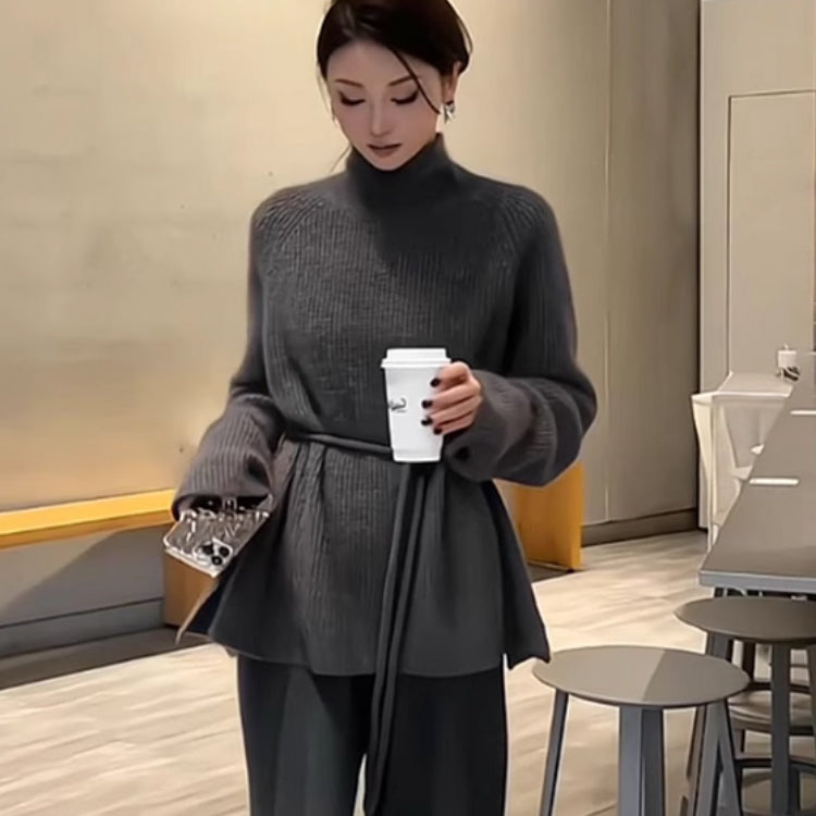 ニット セーター タートルネックセーター ハイネックニット 長袖セーター