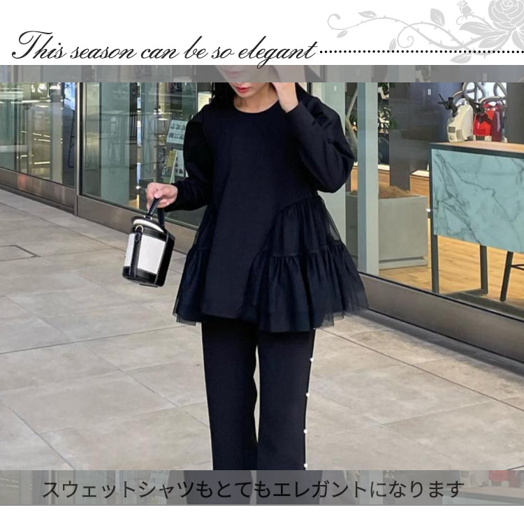 パーカー プルオーバー ラウンドネックトレーナー プルオーバートレーナー