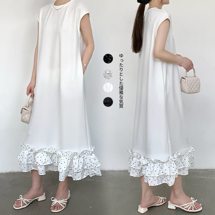 ワンピース  ロングワンピース   ドレス  体型カバー   レディース