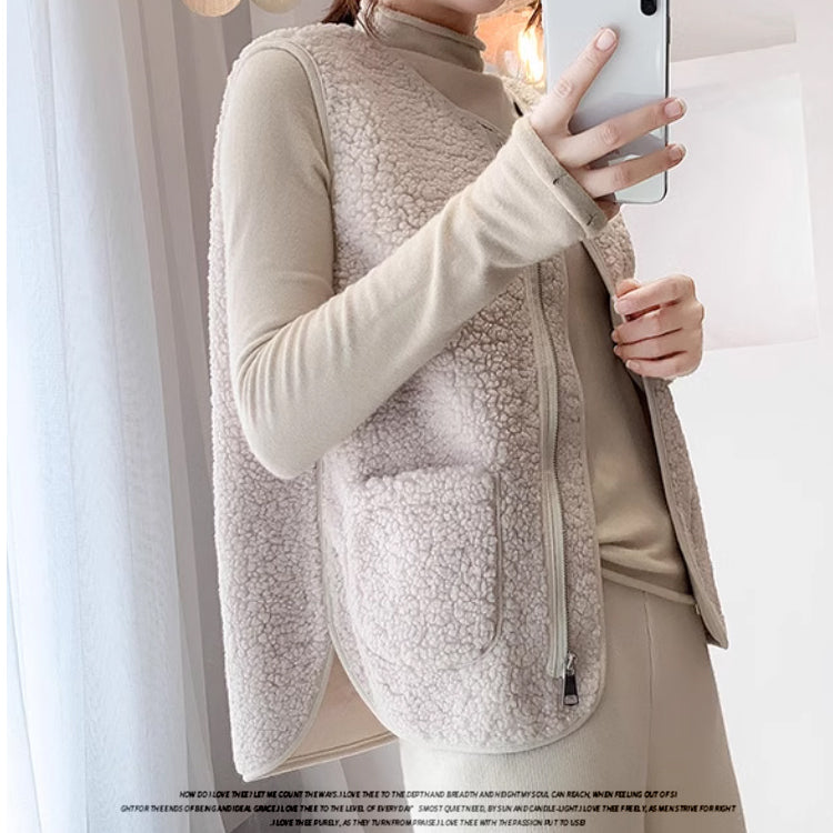 ベスト フェイクファーベスト ファーベスト ラムファーベスト ジャケット ブルゾン