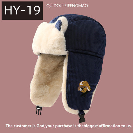 パイロットキャップ 送料無料 帽子 フライトキャップ アビエイター ボア コーデュロイ あったか もこもこ 温かい 防寒 秋冬 冬用 耳当て 耳あて おしゃれ かわいい 可愛い 深め 厚手 帽子 男女兼用 プレゼント