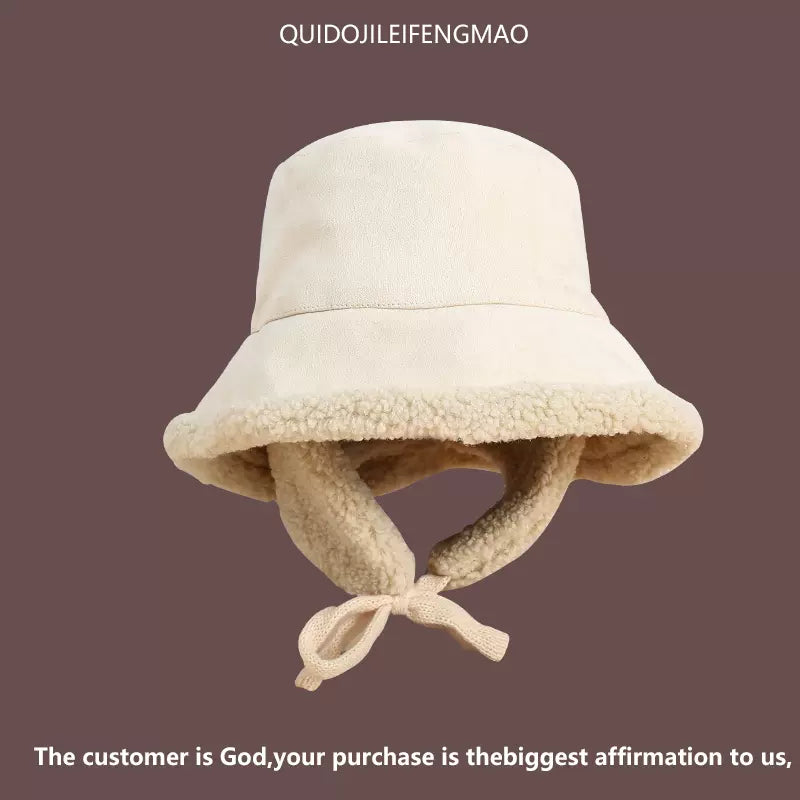 バケットハット 帽子 レディース 送料無料 冬 モコモコ帽子ハット ボアハット 秋冬帽子レディース 女の子ハット かわいい おしゃれ 小顔効果 保温 ぼうし 通勤 通学 プレゼント 誕生日 クリスマス 女優帽 日常用   横軸項目名 カラー