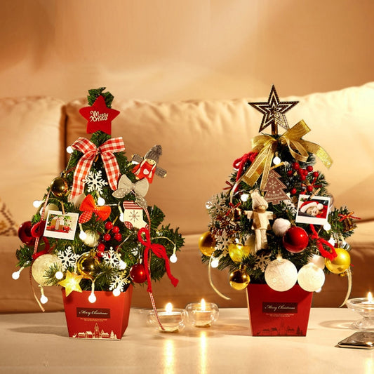 クリスマスオーナメント クリスマスツリー 卓上 ツリー オーナメント セット 北欧 おしゃれ 50cm