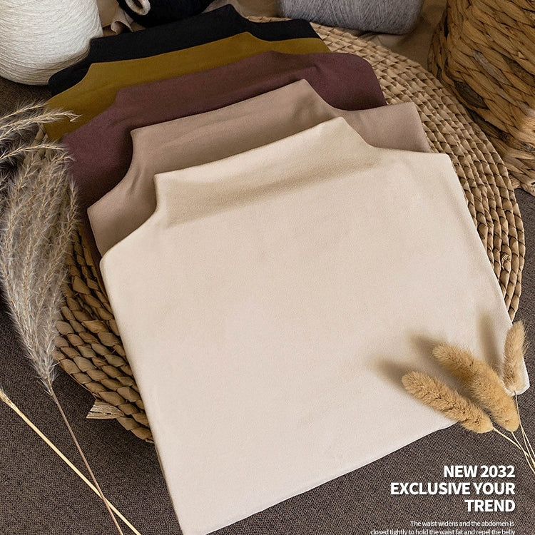 トップス カシミアタッチニット カットソー ロンT レディース ストレッチ プチハイネック