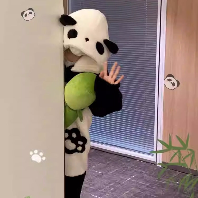 パジャマ ナイトガウン パンダのパジャマ 保温 加温 ルームウェア ルームウェア 部屋着