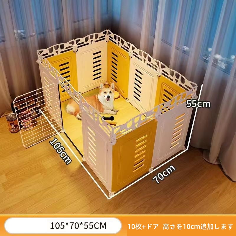ペットサークル バリアフリー  ドア付き ペットケージ サークル 高さ45cm 小型犬
