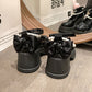 パンプス メリージェーンパンプス ストラップパンプス レディース 浅口 厚底 7cm太ヒール ラウンドトゥ