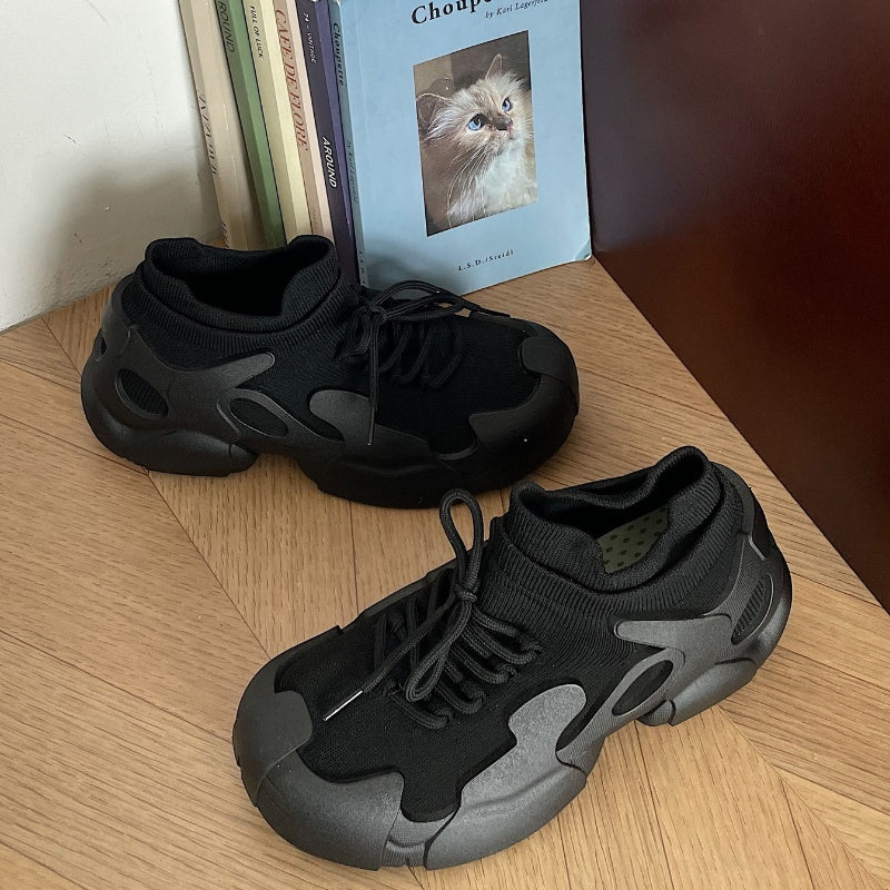 スリッポン レディース 靴 スニーカー 運動靴  カジュアルシューズ  春夏 軽量 軽い 厚底