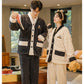 ルームウェア 部屋着 カップルパジャマ フランネル 上下セット レディース メンズ  秋冬 パジャマ 寝間着 暖かい