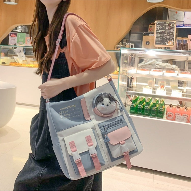 トートバッグ 学生バック レディース 軽い 弁当袋 手提げ袋 ハンドバッグ 帆布 大きめ