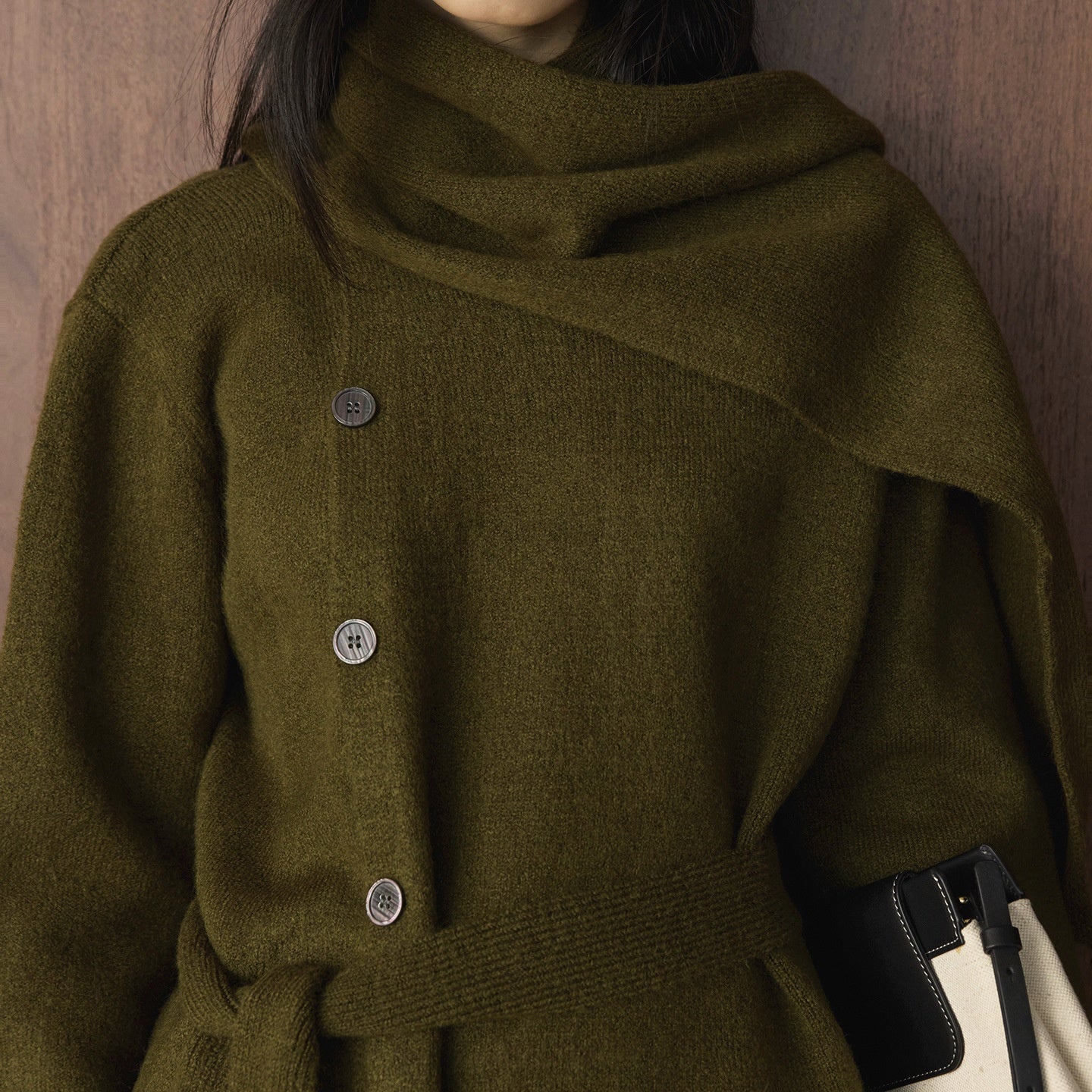 ニットセットアップ レディース カーディガン スカート セーター 2点セット 秋冬