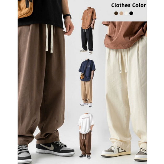 ワイドパンツ カジュアルパンツ ワークパンツ ストレートパンツ ゆったりパンツ コットンパンツ