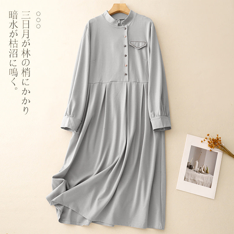 チャイナドレス ワンピース レディース 長袖 チャイナ風 ドレス 旗袍 スプリングドレス