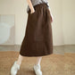 スカート コーデュロイ レディース ボトムス ロング プリーツ ロング 春 秋